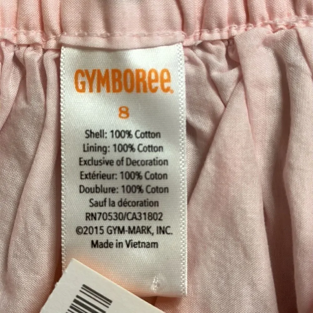 Gymboree skirt size 8 Pink Cotton Skirt New Easter Spring Summer lined Pastel